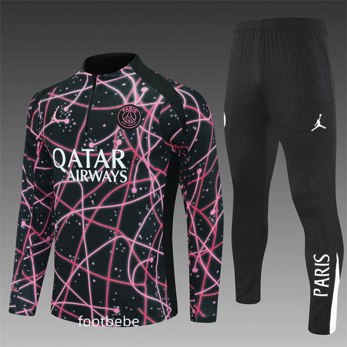 Survetement PSG Jordan 2025 2026 Noir rose Concept