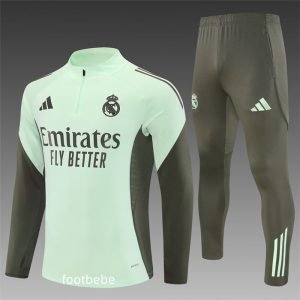 Survetement Real Madrid 2025 2026 Vert clair
