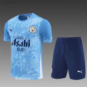 Ensemble Manchester City 2025 2026 Bleu camouflage