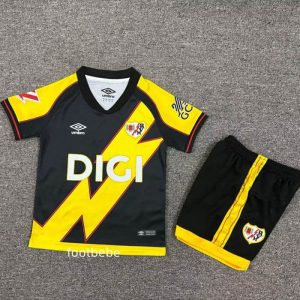 Maillot Rayo Vallecano Enfant 2025 2026 Noir