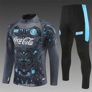 Survetement Naples 2025 2026 Gris foncé