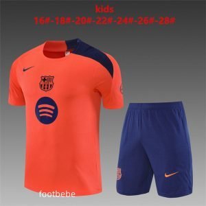 Ensemble Barcelone Enfant 2025 2026 Orange T