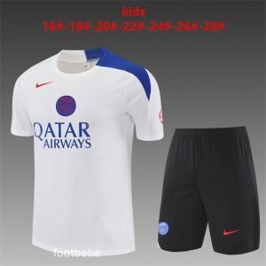 Ensemble PSG Enfant 2025 2026 Blanc C