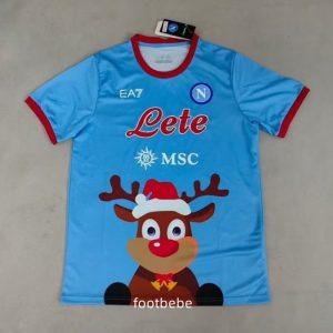 Maillot Naples 2025 2026 Bleu Noël