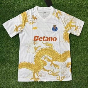 Maillot Porto 2025 2026 spéciale Dragon jaune