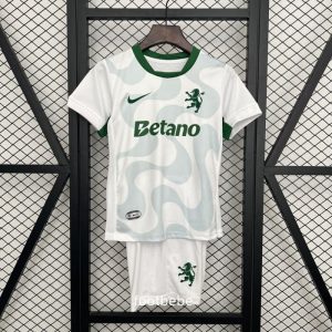 Maillot Sporting CP Enfant 2025 2026 exterieur