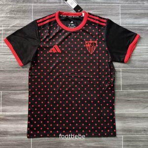 Maillot de foot Séville 2025 2026 entraînement noir