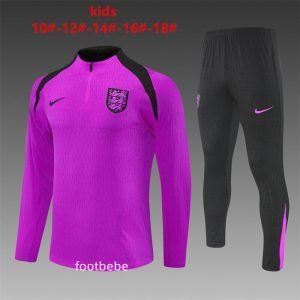 Survetement Angleterre Enfant 2025 2026 Violet