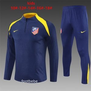Survetement Atletico Madrid Enfant 2025 2026 Bleu roi