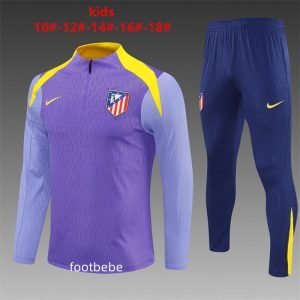 Survetement Atletico Madrid Enfant 2025 2026 violet