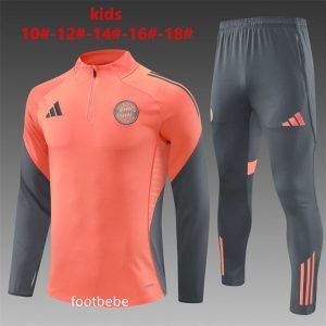 Survetement Bayern Munich Enfant 2025 2026 Orange