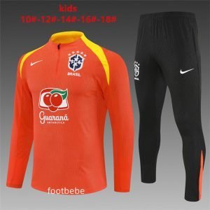 Survetement Bresil Enfant 2025 2026 Orange