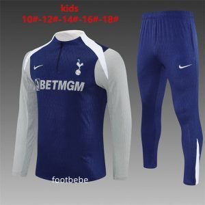 Survetement Tottenham Enfant 2025 2026 Bleu
