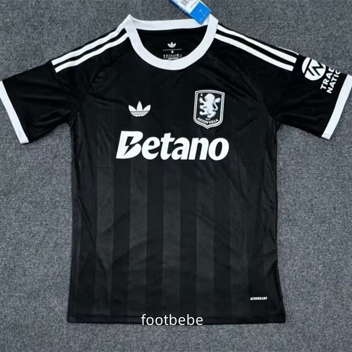 Maillot Aston Villa 2025 2026 Noir gardien de but