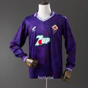 Maillot Fiorentina vintage 1992 1993 domicile Manches longues