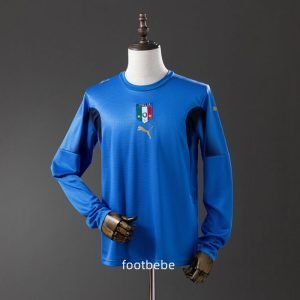 Maillot Italie Vintage 2006 domicile Manches longues