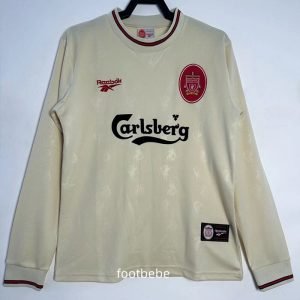Maillot Liverpool Vintage 1996 1997 exterieur Manches longues