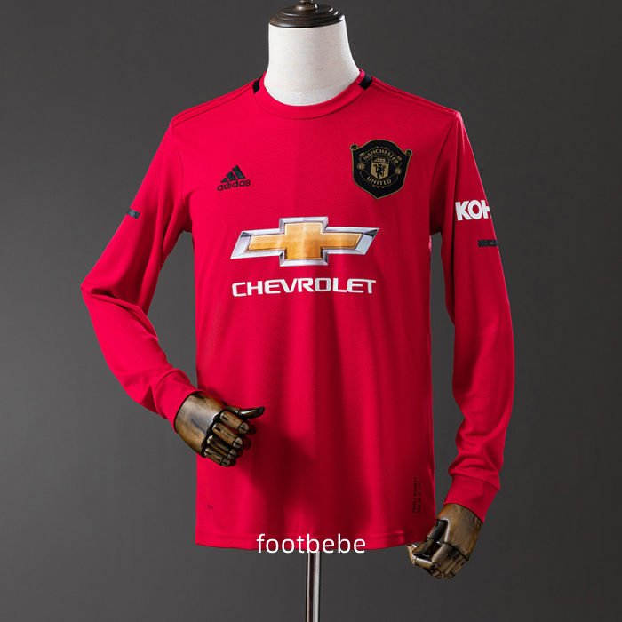 Maillot Manchester United Vintage 2019 2020 Domicile manches longues