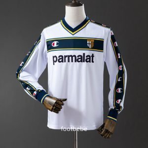 Maillot Parma Calcio vintage 2002 2003 exterieur Manches longues