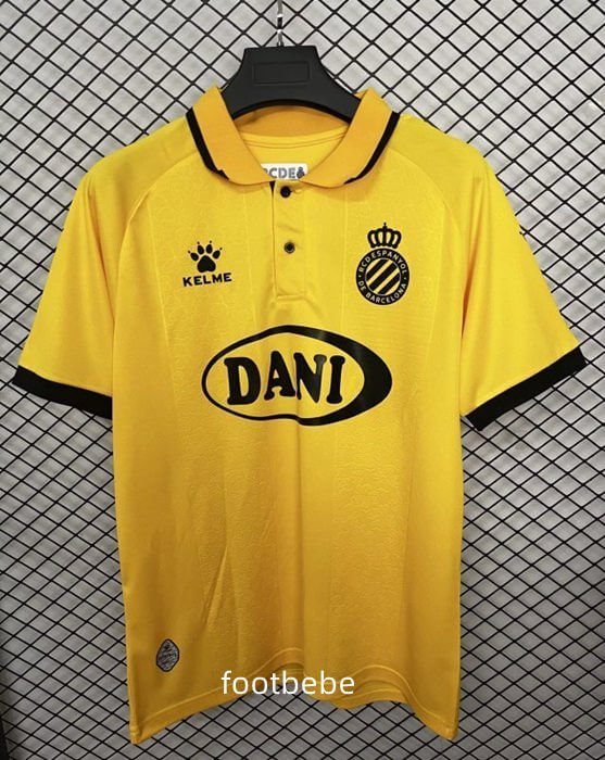 Maillot RCD Espanyol 2025 125 ans Jaune