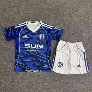 Maillot Schalke 04 Enfant 2025 2026 bleu
