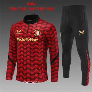 Survetement Feyenoord Enfant 2025 2026 rouge