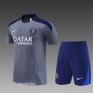 Ensemble PSG 2025 2026 gris et bleu