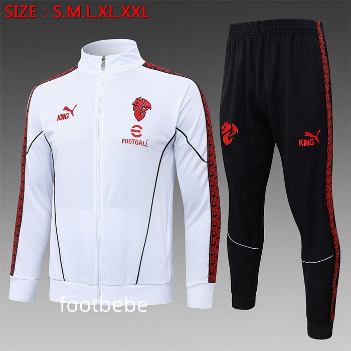 Ensemble veste AC Milan 2025 2026 Blanc