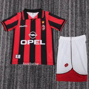 Maillot AC Milan Enfant Vintage 1997 1998 domicile