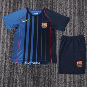 Maillot Barcelone Enfant Vintage 2004 2005 exterieur
