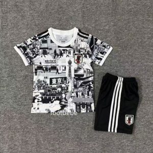 Maillot Japon Enfant 2025 2026 Concept Blanc