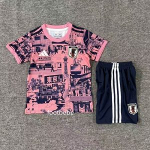 Maillot Japon Enfant 2025 2026 Concept Rouge