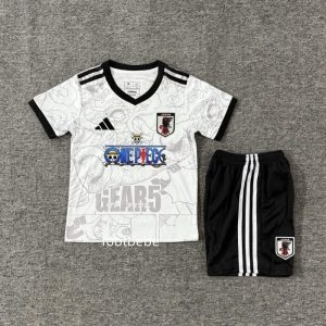 Maillot Japon Enfant 2025 2026 One Piece Blanc B