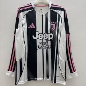 Maillot Juventus 2025 2026 domicile Manches longues