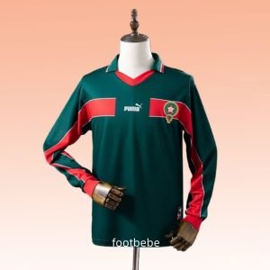 Maillot Maroc Vintage 1998 domicile Manches longues