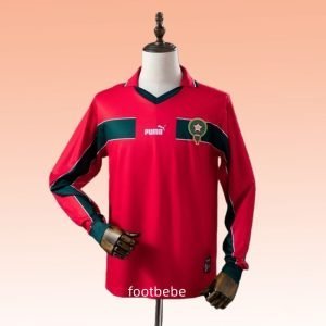 Maillot Maroc Vintage 1998 exterieur Manches longues