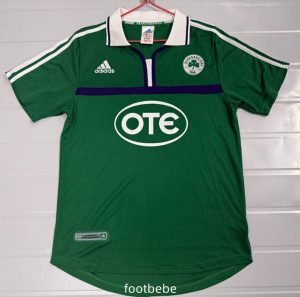 Maillot Panathinaikos Vintage 2001 2002 domicile