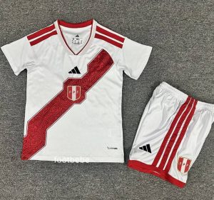Maillot Pérou Enfant 2026 2027 domicile Blanc