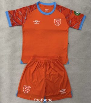 Maillot West Ham United Enfant 2025 2026 Orange