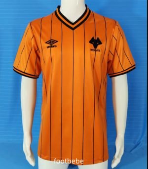 Maillot Wolverhampton Wanderers Vintage 1985 1986 domicile