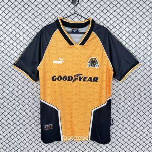 Maillot Wolverhampton Wanderers Vintage 1996 1998 domicile