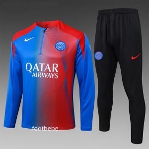 Survetement PSG 2025 2026 Rouge et bleu
