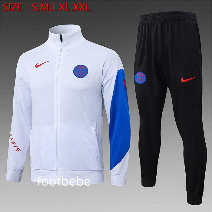 Ensemble veste PSG 2025 2026 Blanc et noir