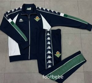 Ensemble veste Real Betis 2025 2026 bleu foncé