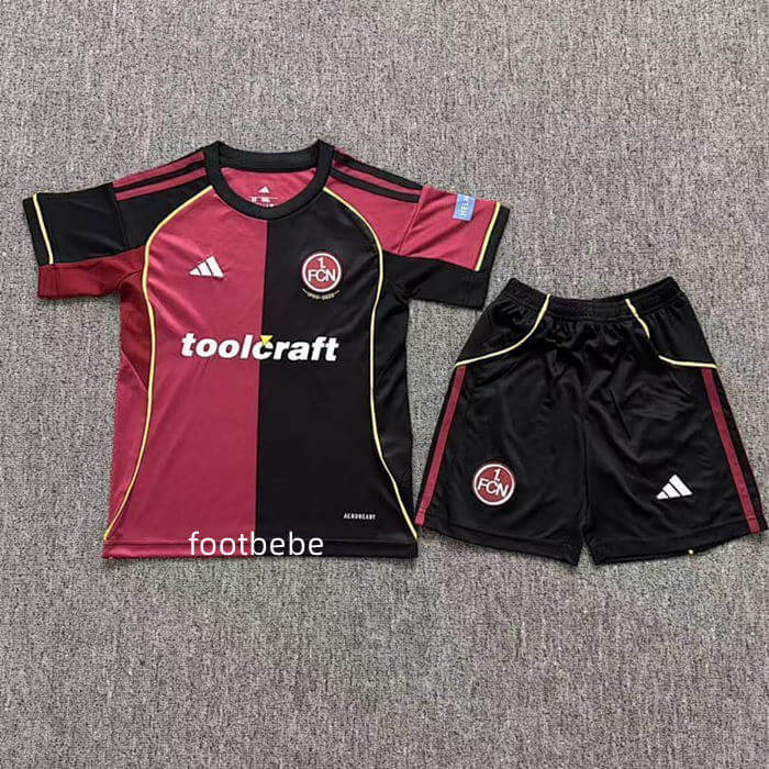 Maillot 1. FC Nürnberg Enfant 2025 2026 domicile