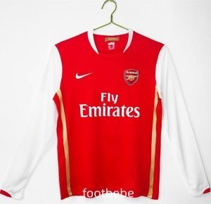 Maillot Arsenal Vintage 2006 2007 domicile Manches longues