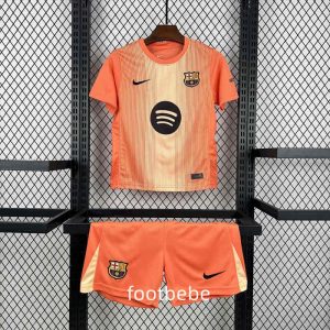 Maillot Barcelone Enfant 2025 2026 gardien de but orange