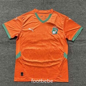 Maillot Côte d'Ivoire 2025 orange