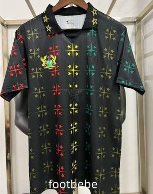Maillot Ghana 2025 2026 Concept noir