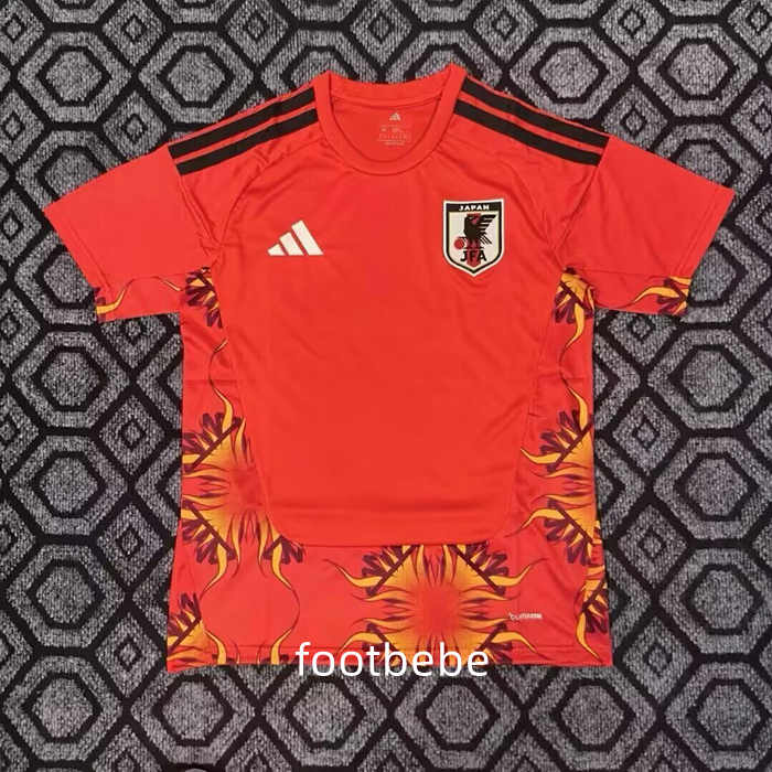 Maillot Japon 2025 2026 gardien de but rouge